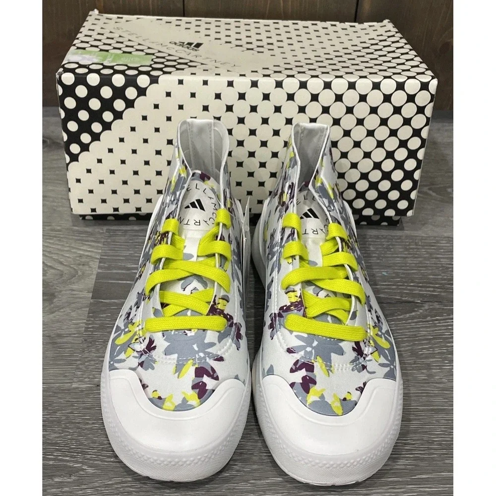 NEW adidas x Stella McCartney aSMC Treino Floral Mid Printed‎ Shoes US 7 FY1180